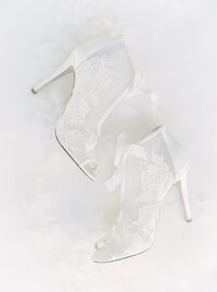bella belle bridal heels  in ivory
