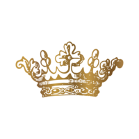 a gold ornate crown