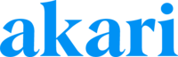 Akari logo blue