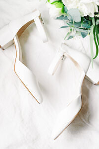 wedding shoes styled by minnesota wedding photographers