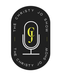 Podcast logo for The Christy Jo Show, a podcast for female entreprenuers.