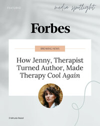 jenny social media template for therapist, author and personal brand