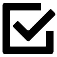 Decorative checkmark icon