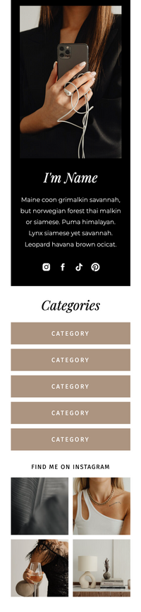 Showit Blog Sidebar Templates