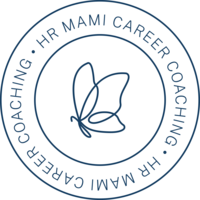 Online career guidance for Latinas led by a professional online career coach, featuring the blue submark of HR Mami Career Coaching