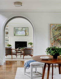 Fully updated Hingham farmhouse featuring new kitchen, baths, and guest suite, decorated with modern elements within its original footprint.