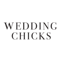 The image displays the words "Wedding Chicks" in a bold, uppercase font, showcasing the kind of creativity you can expect from top-notch brand strategy consulting.