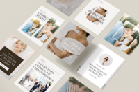 Canva Templates, Canva Instagram Templates for Photographers Creative Small Business Owners With Grace and Gold - Best Showit Web Designer