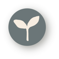 Seedleaves_Duo Leaf Icon_Blue