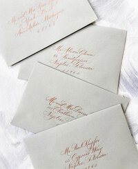 Online course to learn how to center envelope mailing address calligraphy