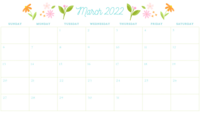 March 2022 Blank