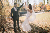 This breathtaking wedding at AllSaints Event Venue blends organic elements with modern, high fashion influences. Captured by Danielle Meredith Photography, the couple's chic style is evident in every detail, from the elegant floral arrangements to the sophisticated attire. The venue's contemporary design provides a stunning backdrop for the ceremony and reception, creating a seamless blend of natural beauty and high-end fashion. Keywords: organic wedding, modern wedding, high fashion wedding, AllSaints Event Venue, Danielle Meredith Photography, wedding photography, elegant wedding, contemporary wedding design.