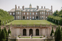 Photo of historic mansion and grounds taken by Elegant wedding photographer Portland Maine