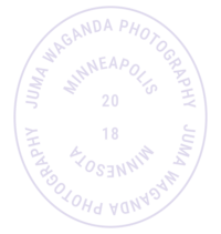 Juma Waganda stamp logo lilac