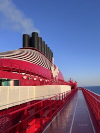 Cruise boat in the ocean