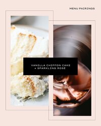 social media template for bakeries and restaurants - food pairings