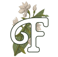 Sublogo F with flowers for Fe Fi Fo Edit