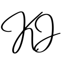 Kat Jackson's initials