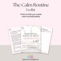 calm routine mock up