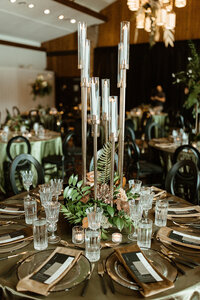 Jasper Park Lodge Wedding Florals Centerpieces