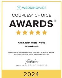 WeddingWire Couples’ Choice Award — NJ wedding photographer Alex Kaplan
