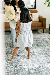 Mom Dancing With Kids