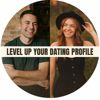 Side-by-side comparison of casual phone selfie vs. professional dating profile photo taken by a Minneapolis photographer, highlighting the difference expert guidance and photography can make for online dating success.