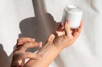 Skincare cream tube featured in a wellness PR campaign by SA Communications PR agency