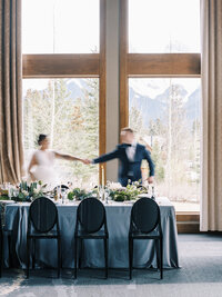 Rebekah Brontë Designs - One-of-a-kind High End Wedding Design that’s Creative, Bold, & Meaningful to You - Canmore Wedding at Silvertip Resort, photo by Malorie Reiter