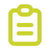 clipboard in chartreuse 