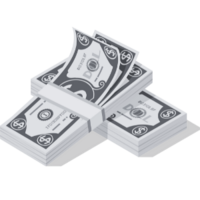 stack of money graphic
