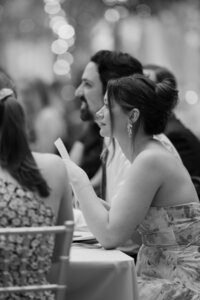 Romantic reception table couple shot Temecula wedding photographer