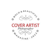 magazine badge for being published as a cover artist for bold and beautiful magazine