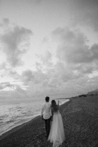 Bride and groom share intimate wedding vows before going into ceremony taken by Dallas wedding photographer Jameson Ray