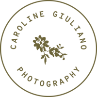 Caroline Giuliano Photography brand mark in olive