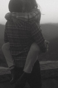 Great smoky mountain couples photo