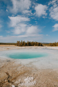 Photo of the Grand Prismatic Spring in Yellowstone National Park