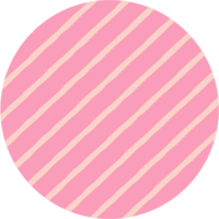Playful pattern with white stripes horizontal and a pink background