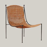 woven metal outdoor chair