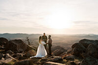 Couple embracing at their reception at Hotel Herringbone in Waco, TX–captured by a Texas wedding photographer.