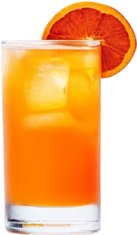 orange cocktail drink