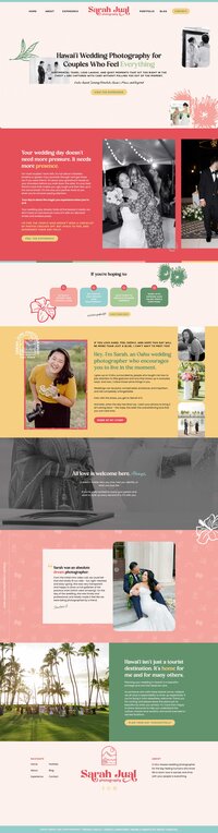 Homepage of Harry's website