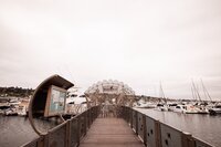 Wedding ceremony on the beach in San Diego, Southern California