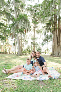 Florida family portrait photographer Riley James.