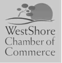 Explore the Westshore Chamber of Commerce logo, proudly supported by Creative Dynamics for social media marketing. Enhancing Langford's business community through strategic digital engagement.