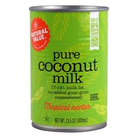 pure coconut milk