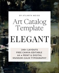 Studio Artist Canva Templates – 120 vertical + 120 horizontal DL (DIN-lang) size designs.