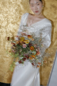 Bride and Bouquuet | Nicole Chapman Design