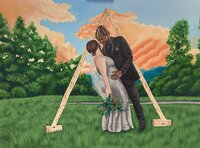 Leeric Lodge wedding painting