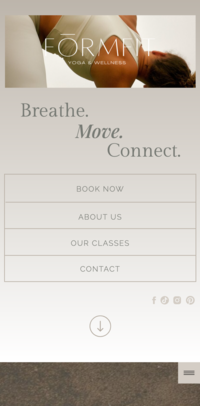 brand and website design for yoga fitness coach, pilates, health and wellness brand